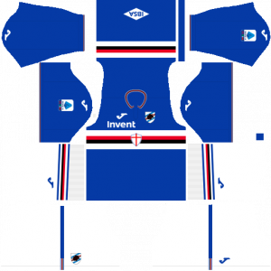 Dream League Soccer DLS 512×512 UC Sampdoria Home Kits