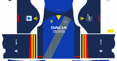 Dream League Soccer DLS 512×512 Udinese Calcio Away Kits