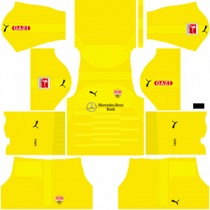 Dream League Soccer DLS 512×512 VfB Stuttgart GoalKeeper Home Kits