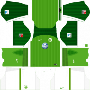Dream League Soccer DLS 512×512 VfL Wolfsburg Home Kits