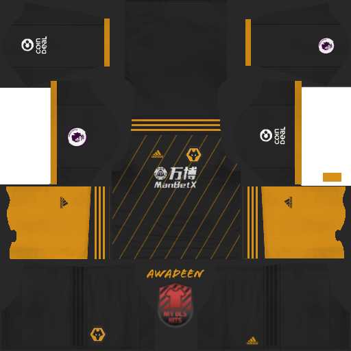 DLS Wolverhampton Wanderers FC Kits (2024) Dream League Soccer